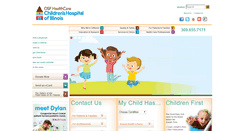 Desktop Screenshot of childrenshospitalofillinois.org